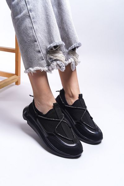 Riccon Tenis de damă Arennora 0012428   Negru