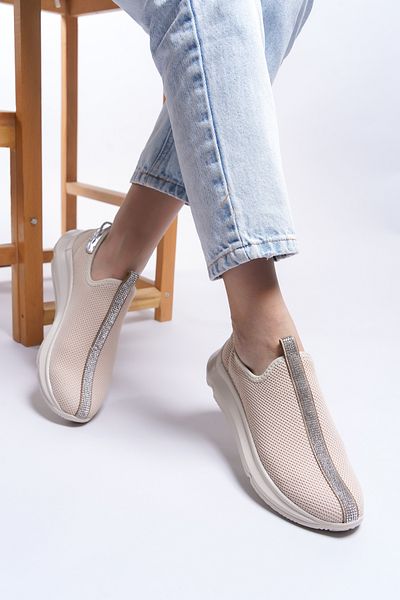 Riccon Tenis de damă Ezznitas 0012441   Bej