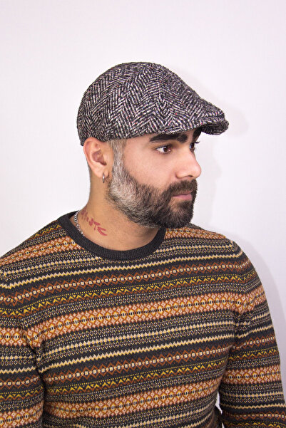 Bay Şapkacı Erkek Gri Şapka