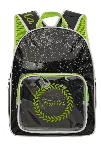 Fudela Nueva Black - Green Backpack