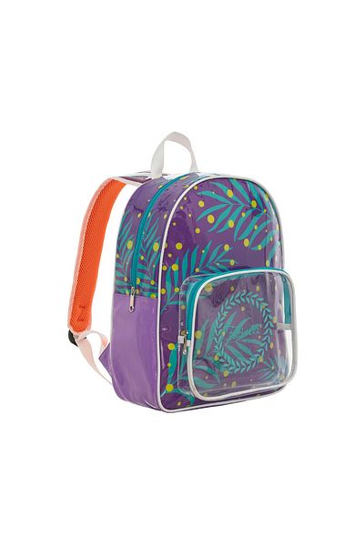 Fudela Nueva Purple Leaf Backpack