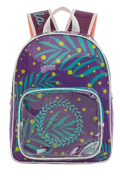 Fudela Nueva Purple Leaf Backpack