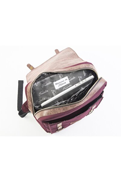 Fudela Nyp Bordo Sırt Çantası