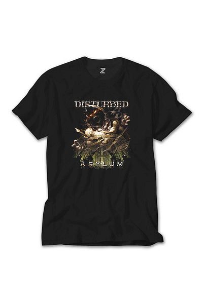 Z zepplin Μαύρο T-Shirt Disturbed Asylum 2