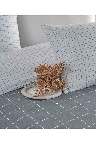 Altınbaşak Σετ Παπλωματοθήκη μονό Lewis Marble