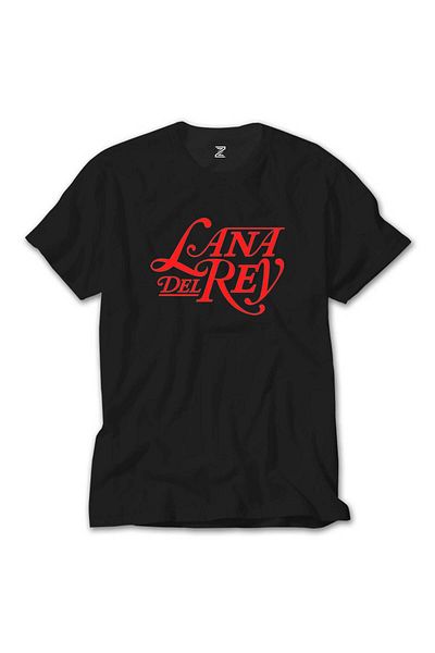 Z zepplin Μαύρο T-Shirt με λογότυπο Lana Del Rey
