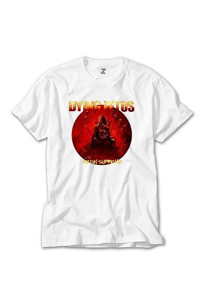 Z zepplin Λευκό T-Shirt Dying Fetus Reign Supreme