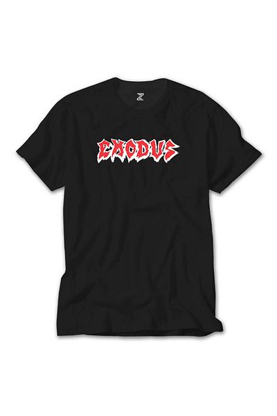 Z zepplin Μαύρο T-Shirt με λογότυπο Exodus
