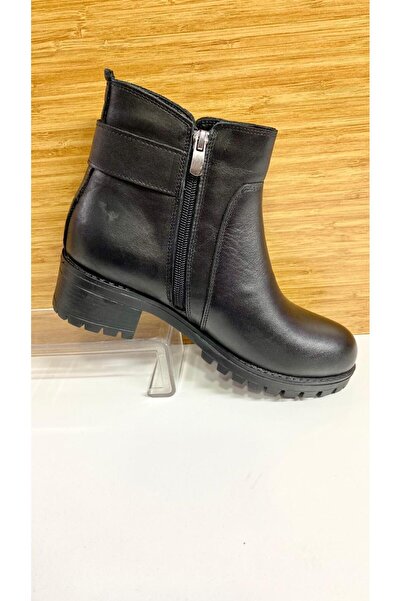 Scavia Keen RM 528 Fermuarlı Hakiki Deri Ortopedik Kısa Bot