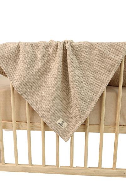 ENHA BABY 100% Cotton Knitted Pique Mink 70x90 Cm.