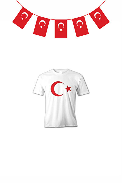 NOBLE STORE Unisex Παιδικό κοντομάνικο μπλουζάκι με στάμπα Atatürk 23 Απριλίο...