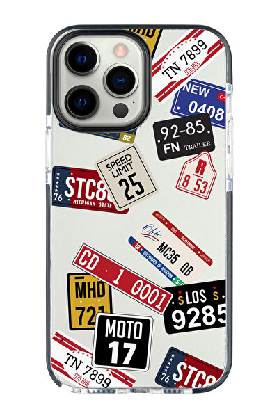 shoptocase حافظة هاتف Ultra Protection Tickets منقوشة متوافقة مع هاتف Iphone 15 Pro