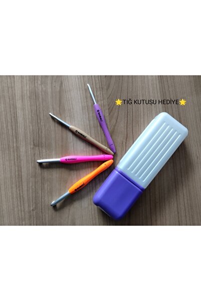 MİNAHOBİ YABALI SİLİKON SAPLI TIĞ SETİ (TIĞ KUTUSU HEDİYE)