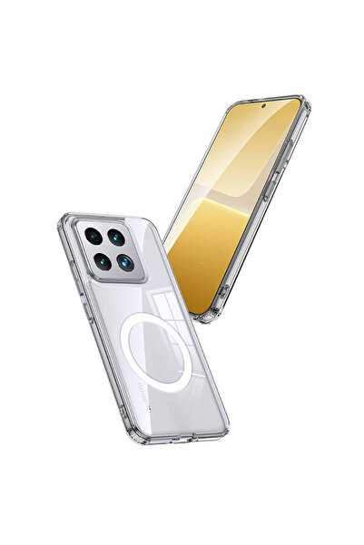 Rivor Xiaomi Mi 14 Uyumlu Kılıf Kamera Çıkıntı Magsafe Şarj Destekli Renksiz ...