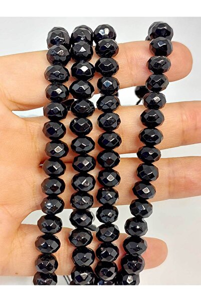 Yasamtohumu Чверть нитки (довжина 9 см!) Турмалін камінь Rondela фасеточний в...