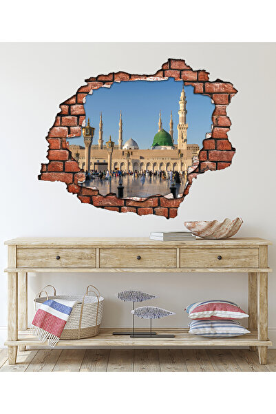 Sticker Sepetim Τρισδιάστατος διακοσμητικός τοίχος με μοτίβο σπασμένο τούβλο ...