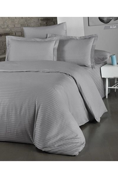 Lorateks Σετ Παπλωματοθήκη LİYA Boxed Cotton Satin Διπλό |   Παπλωματοθήκη |   Σετ Παπλωματοθήκη Διπλό