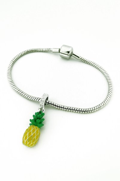 Limezon Pineapple Hanging Steel Charm