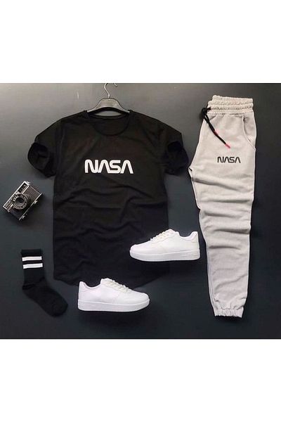 viperkombin NASA T-Shirt and Sweatpants 2-Piece Combination