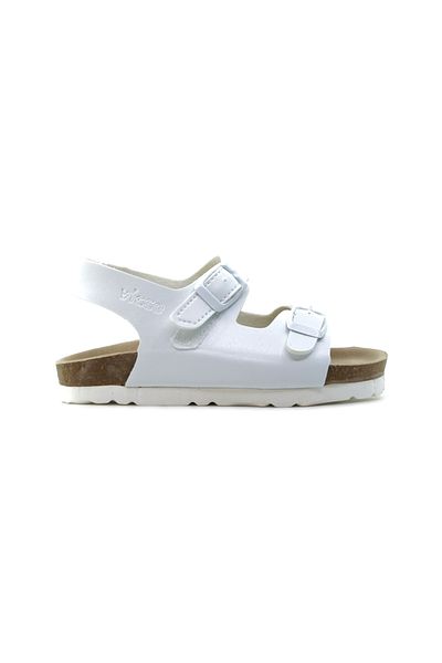 Vicco VICCO LAST Unisex Kids Sandals - Light Sole, Daily Use, White (22-36)