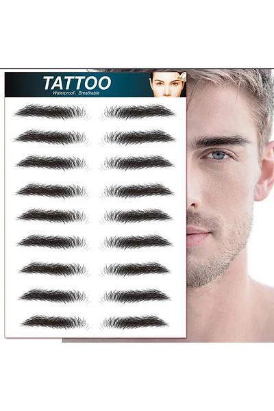 MT Natural Looking Eyebrow Tattoo Sticker - Waterproof Lasting