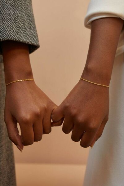 Fiamoss Kadın 2'Li Best Friend Zincir Bileklik