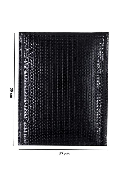 reprodesign Black Balloon Cargo Bag with Tape 27 x 30 cm + 5 cm Cover with Tape 5 Pieces