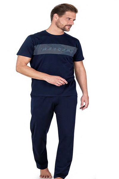 Pierre Cardin Σετ πιτζάμες με κοντό μανίκι 6050 ανδρικό Navy Blue