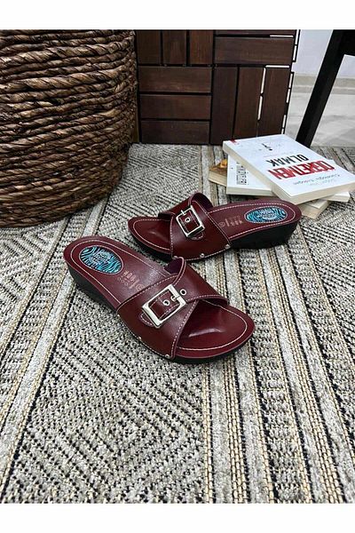 Behtah Kundura Women's Full Orthopedic Heel Spur Compatible Gel Heeled Medical Medical Slippers