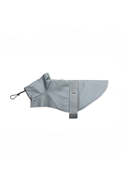 JIMI FOR ALL Silver Small and Large Breed Dog Raincoat