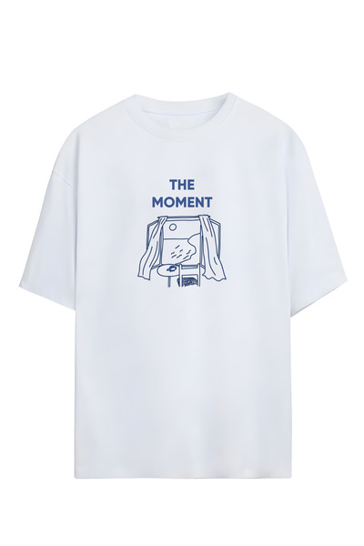 Adrift The Moment Designed Unisex Oversize T-shirt