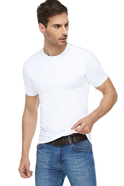 Afilva جسم White Passion Elite للرجال ذو رقبة دائرية