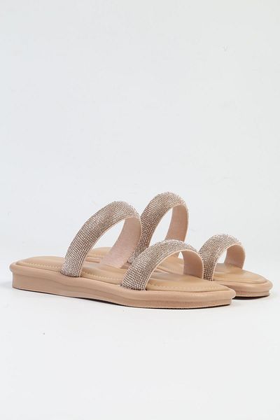Pierre Cardin ® |   PC-5101-3891 Μπεζ-Γυναικείες Πέτρινες Παντόφλες