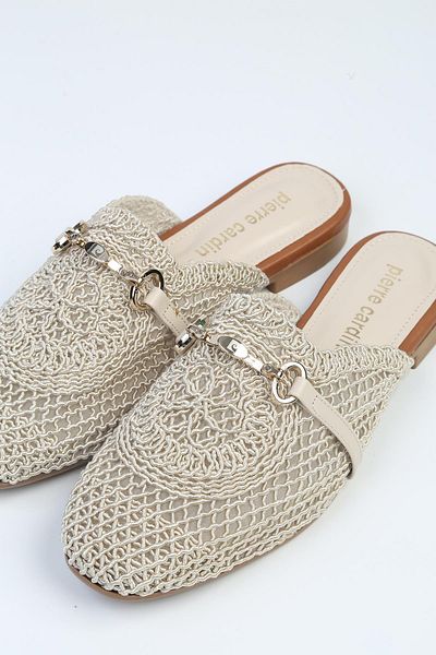 Pierre Cardin ® |   PC-53128- 3829 Μπεζ-Γυναικείες Παντόφλες