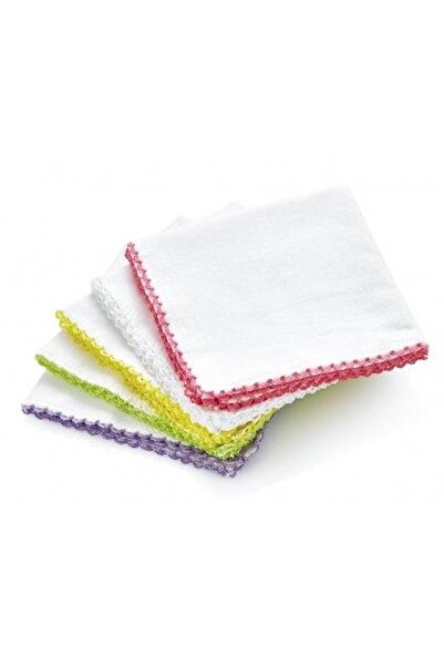 Babyjem Set of 10 Cotton handkerchiefs for children 28x28 cm
