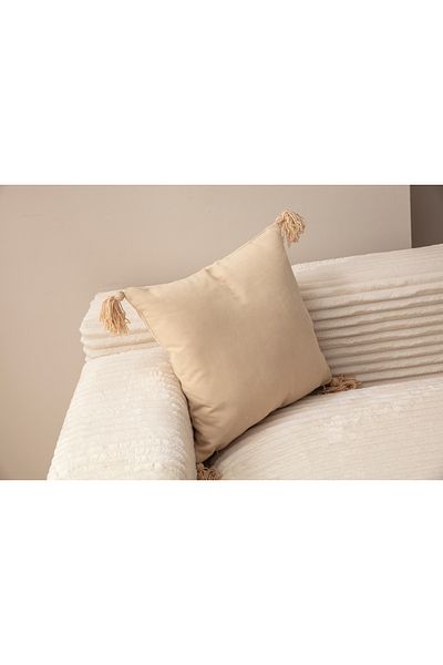 Ottoson EV OTTO HOME ΜΠΕΖ ΧΡΩΜΑ 4 ΦΟΥΝΤΟΥΛΕΣ ΜΟΝΟΧΡΩΜΑ ΚΑΛΥΜΜΑ ΚΑΛΥΜΜΑ 43Χ43