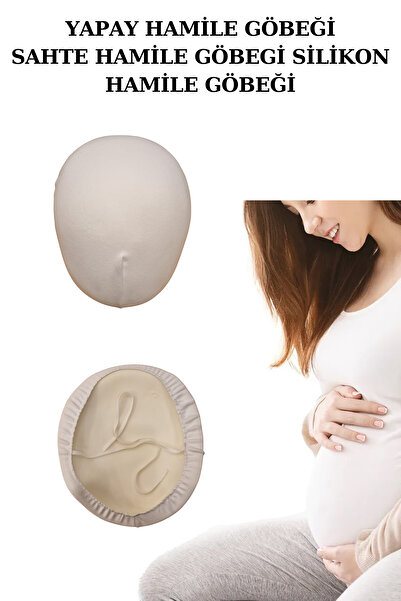 Manken İstanbul Yapay Hamile Göbeği Sahte Hamile Göbeği Silikon Hamile Göbeği 08/09 Aylık