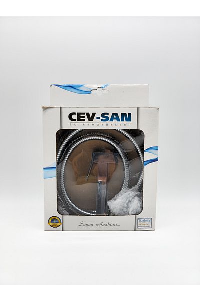 CEVSAN Chrome Brass - Hand Shower with Irritation, Spiral and Joint