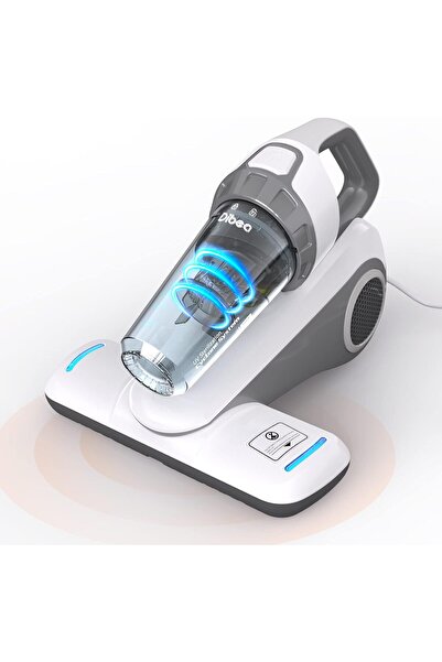 Dibea UV Yatak Süpürgesi - Güçlü Emiş, Hepa Filtre, Torbasız Tasarım | Alerji...