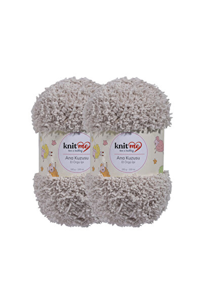 knitme خروف الأم 100 جرام 2 عبوة من خيوط الحياكة اليدوية 704