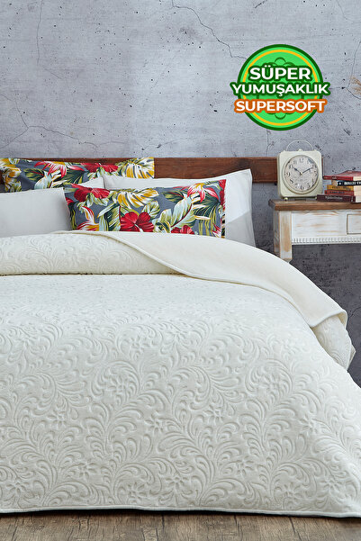 Evlen Home Collection Релефно одеяло Pamela Thick Single Blanket 180x220 cm к...