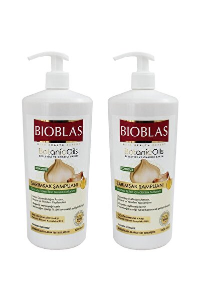 Bioblas Sarımsak Özlü Şampuanı 1000 Ml 2 Adet