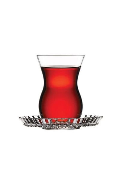 Paşabahçe Beykoz 12 Piece Crystal Tea Set 145cc