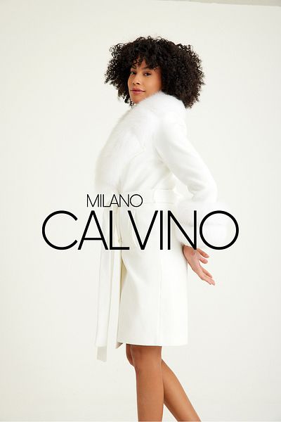 Milano Calvino Cashmere Coat (White)