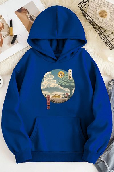 blackjack giyim Blackjackwear Черен суичър с качулка Kiki