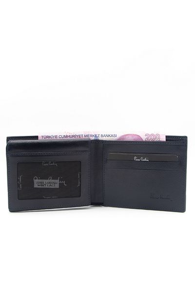 Pierre Cardin Navy Blue Leather Men's Wallet 22060