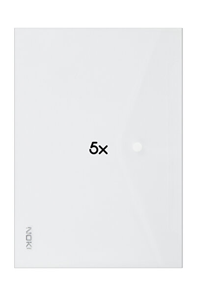 Dağtaş Kırtasiye Noki Snap-On Document Envelope File Transparent