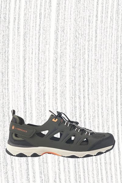 lumberjack Black/Khaki Men's Outdoor Daily Casual Sandals