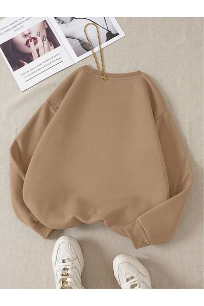 MOONBULL Unisex μπλούζα υπερμεγέθης με στάμπα Brooklyn μπροστά στο στήθος