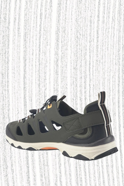 lumberjack Black/Khaki Men's Outdoor Daily Casual Sandals